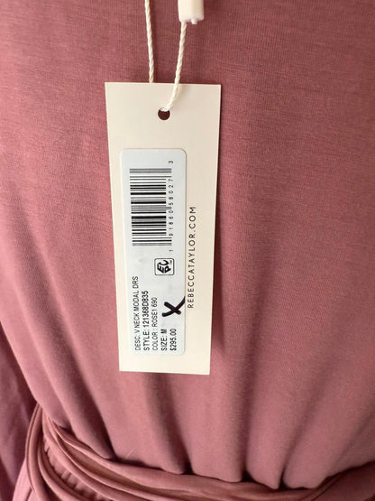 New Rebecca Taylor Long Sleeve Dress with Waist Tie, size Medium