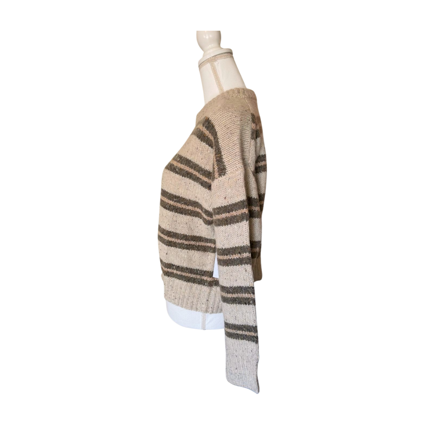 NWT Spiritual Gangster Striped Knit Cropped Sweater, Size XSmall