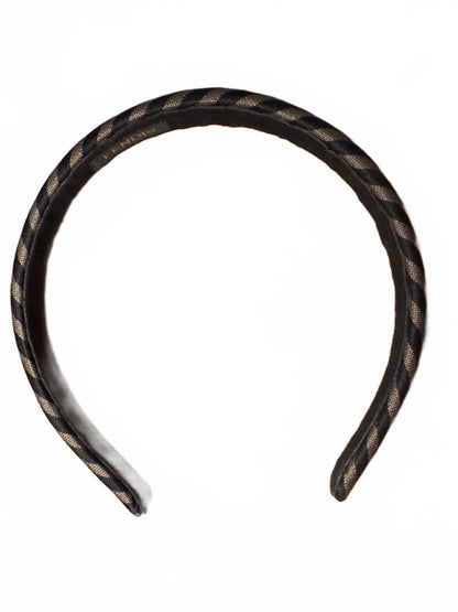 Fendi Striped Fabric Headband