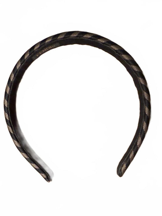 Fendi Striped Fabric Headband