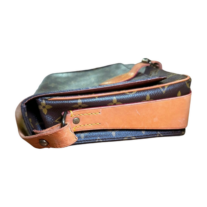 Vintage Louis Vuitton Monogram Cartouchiere MM Crossbody Bag – 1985