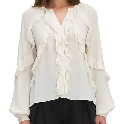 Favorite Daughter the Because of You Top Ivory, Large NWT