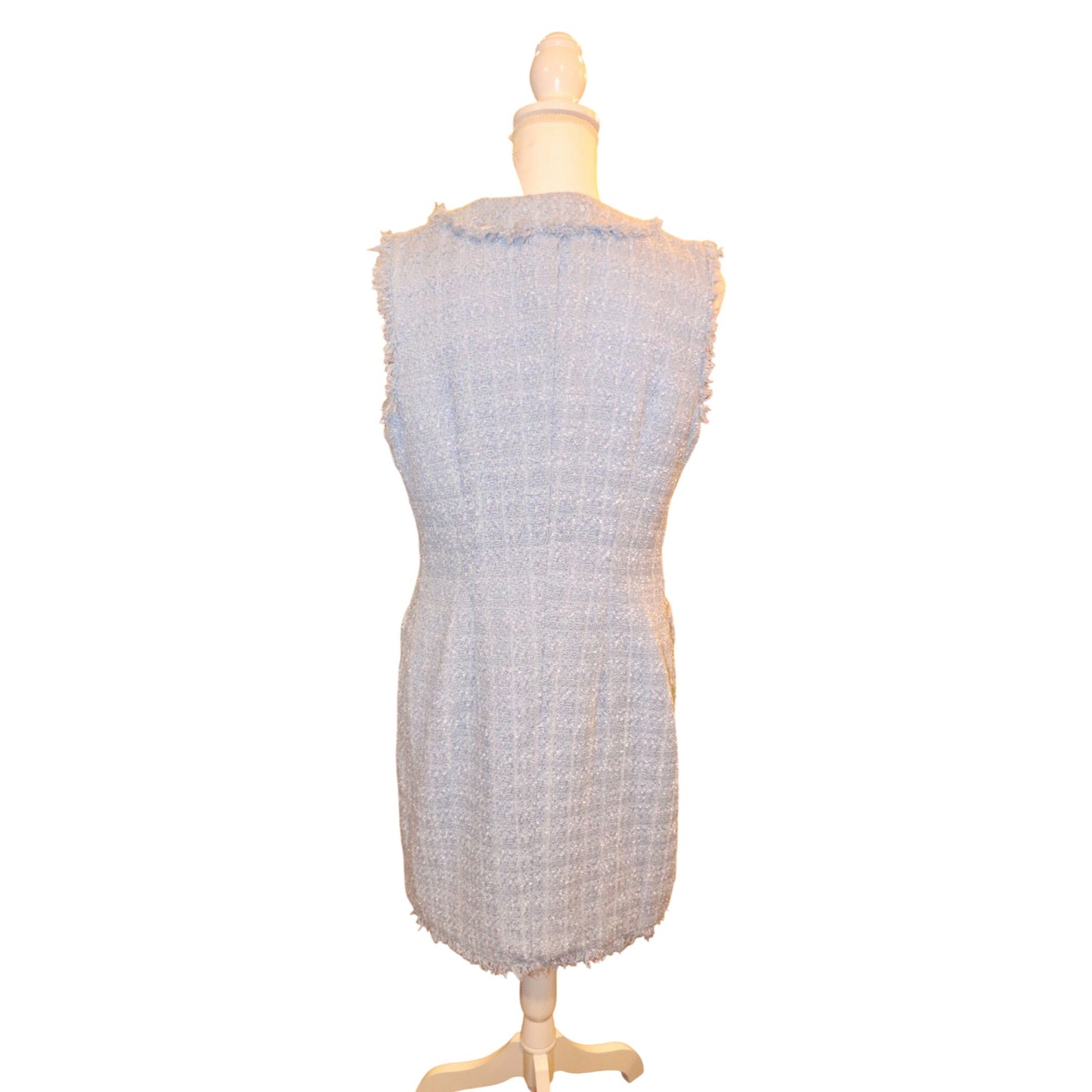 Kate Spade Tweed Swift Dress W/ Pearl Buttons, Size 10 NWT