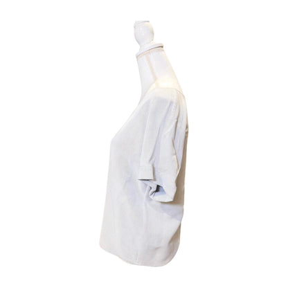 Armani Jeans Textured Short-Sleeve Top, size 38 (oversized)