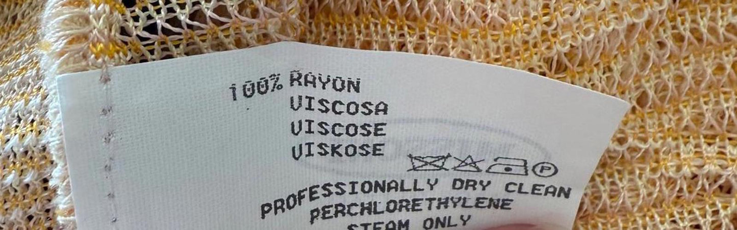Missoni Lightweight orange and cream  Floral Pattern, size 46