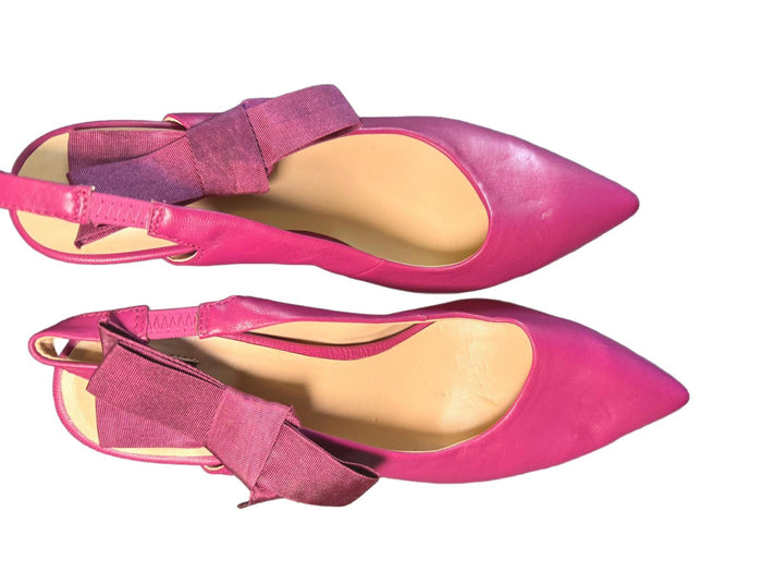 Zac Posen Slingback Heels with Bow Detail, size 6