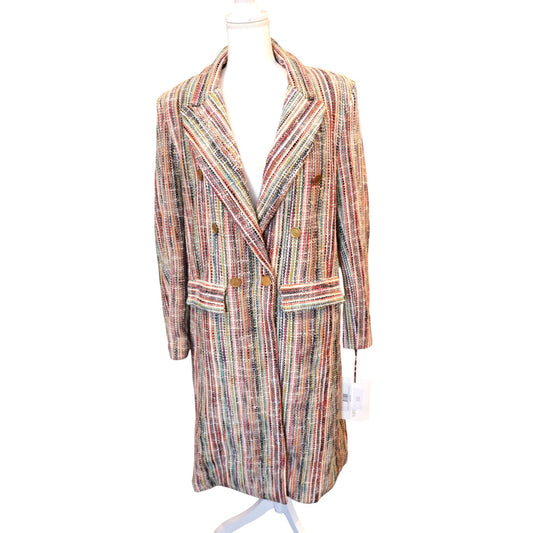 Alix Of Bohemia Wade Rainbow Bouclé Coat, Medium NWT
