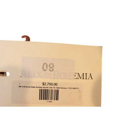 Alix Of Bohemia Wade Rainbow Bouclé Coat, Medium NWT