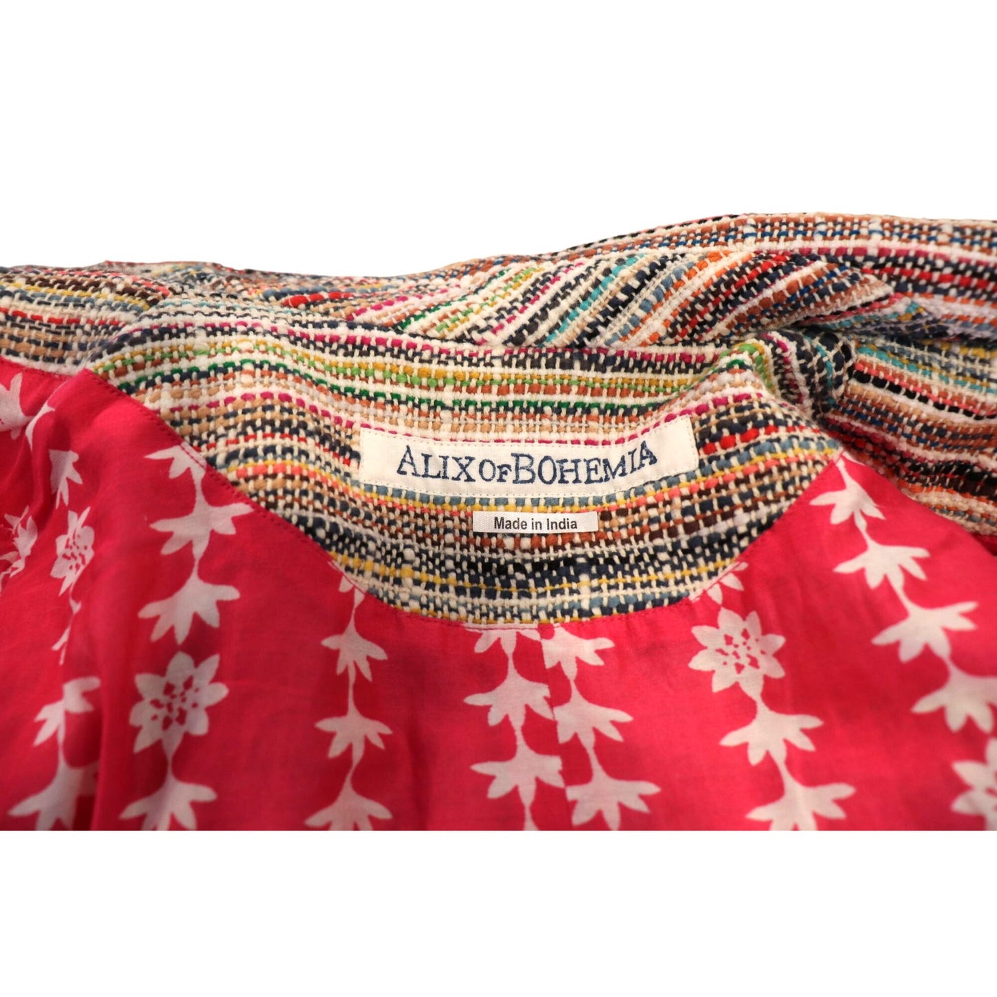 Alix Of Bohemia Wade Rainbow Bouclé Coat, Medium NWT