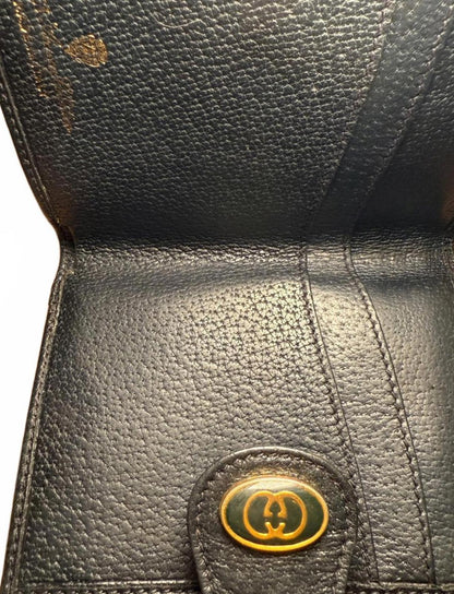 Vintage Gucci GG Canvas and Leather Wallet