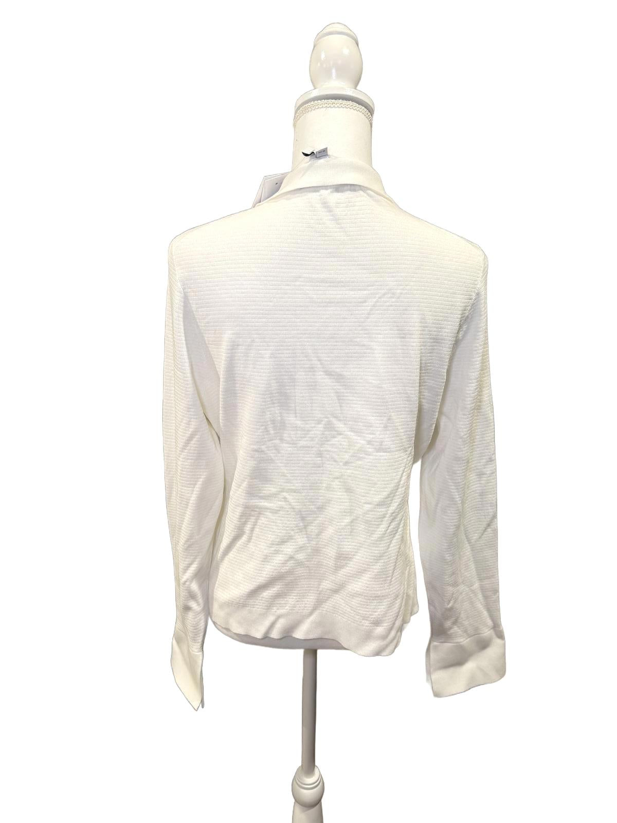 Derek Lam 10 Crosby Pansy Henley Top, XL NWT