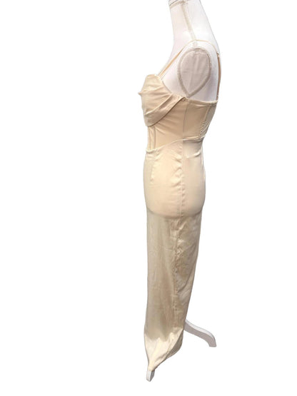 Revolve NBD Aella Gown Dress with Corset Detail, Small (NWT)