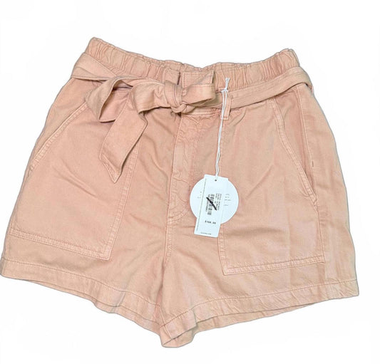 New AG Jeans Kai High Waist Shorts in Peach, 28