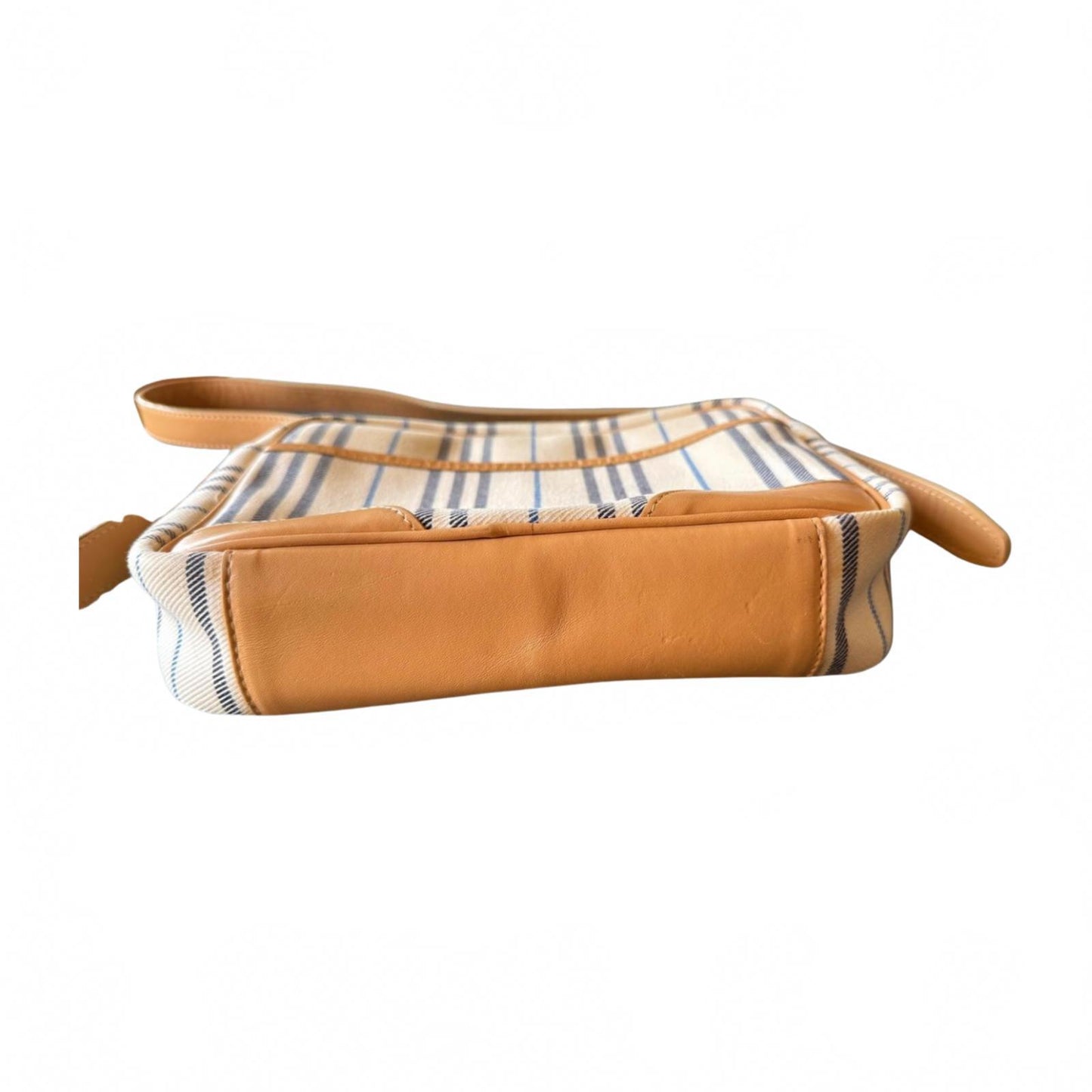 Burberry Nova Check Shoulder Bag Canvas Beige Shoulder Bag