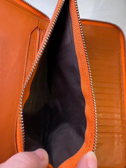 Bottega Veneta Intrecciato Leather Zip Clutch