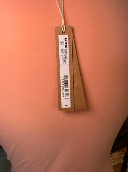 New Skims Short Sleeve T-Shirt in Peach