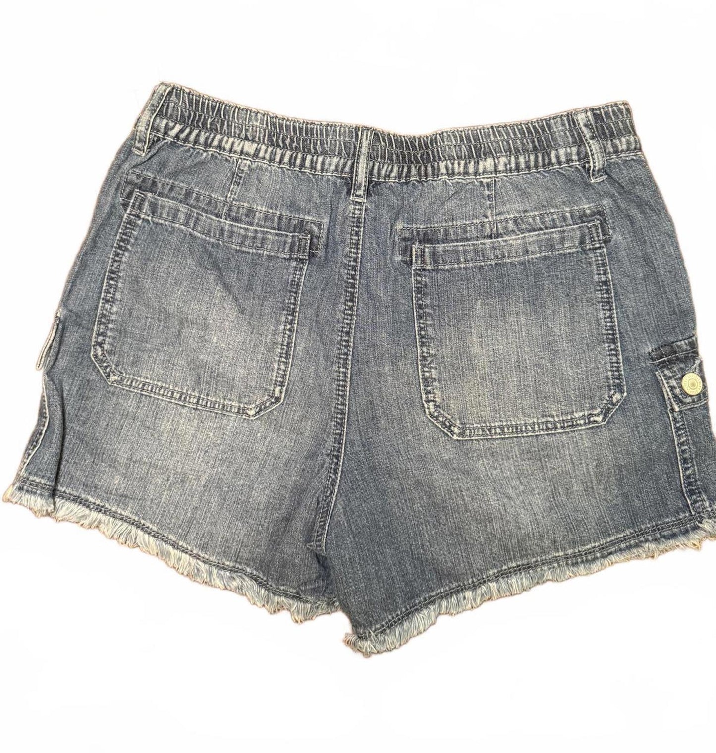 New Lucky Brand Women's Denim Cargo Shorts, Small