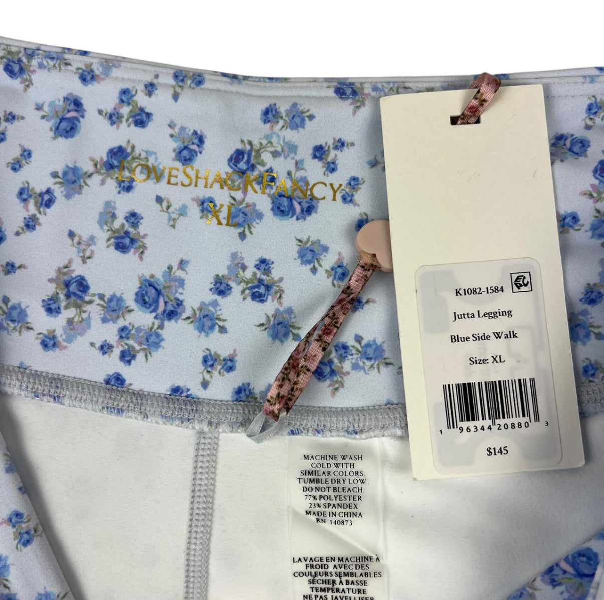 New LoveShackFancy Jutta Leggings, Size XL