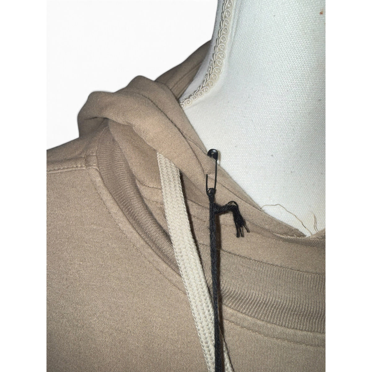 Rick Owens DRKSHDW Double Sleeve Oversized Hoodie "Dirty Pearl" OS New NWT