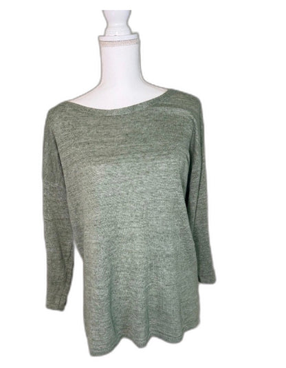 J.McLaughlin Alva Linen Crewneck Sweater, Size Medium