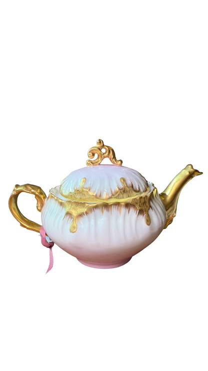 Vintage Limoges France Tea Set – Teapot, Creamer & Sugar Bowl