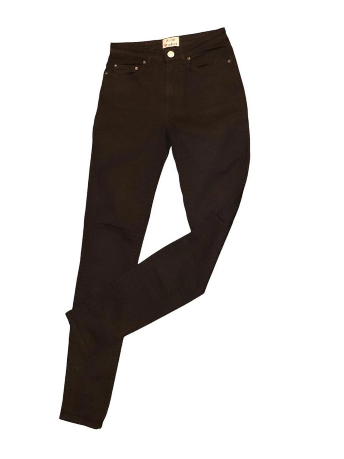 Acne Studios Women's Black Skinny Jeans, size 26