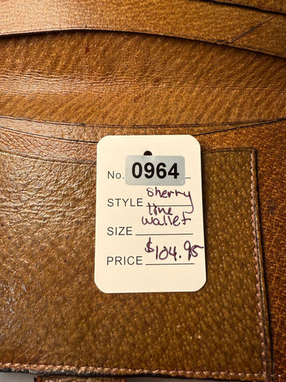 Gucci Brown Leather Wallet with Signature Web Stripe