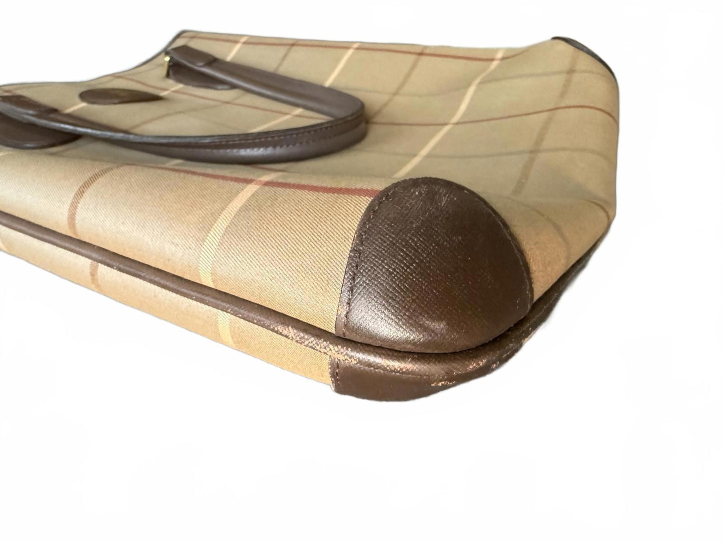 Vintage Burberrys Classic Check Tote Bag
