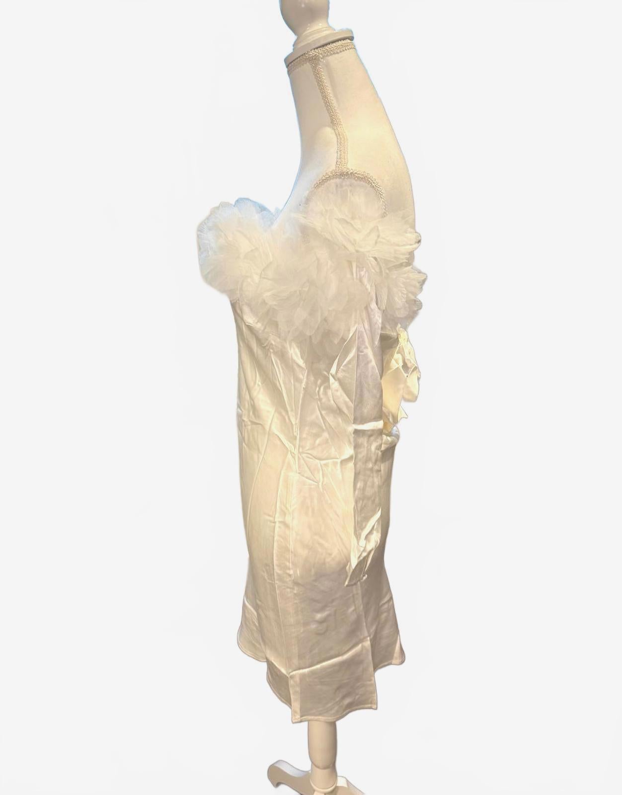 For Love & Lemons Mila Mini Bridal Dress, Medium (NWT)