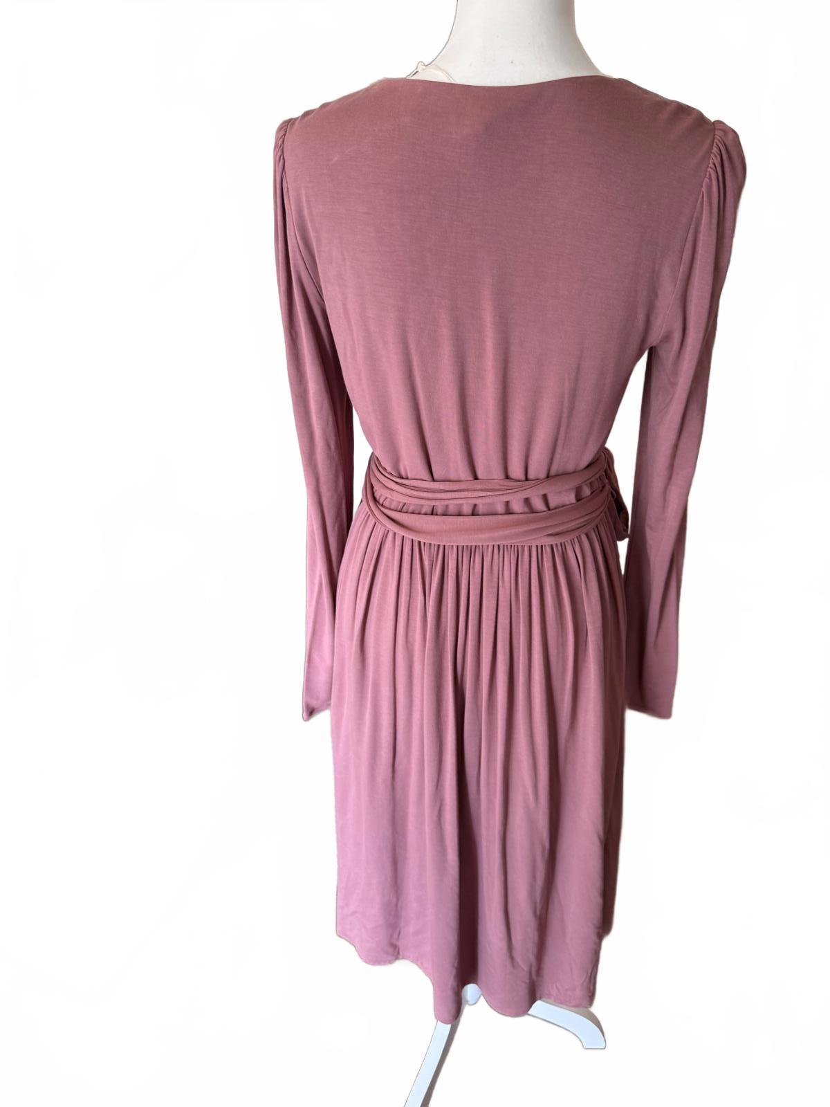 New Rebecca Taylor Long Sleeve Dress with Waist Tie, size Medium