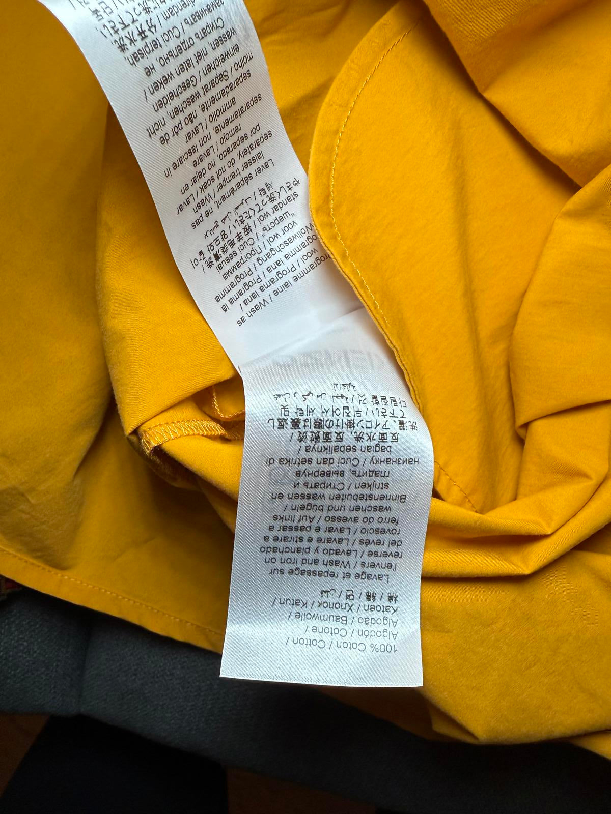 New Kenzo Women's Yellow Short Sleeve Dress with Drawstring Waist, Size 40