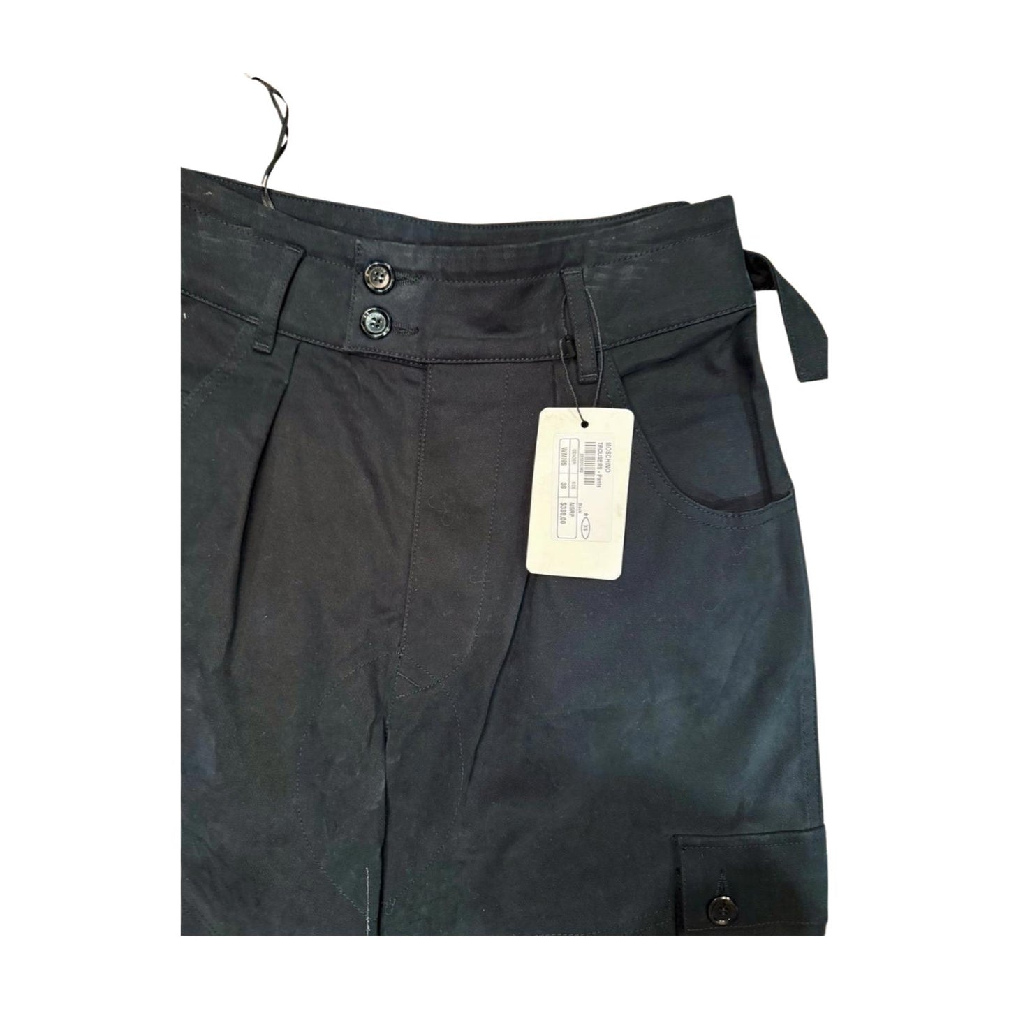 New Moschino Couture High-Waisted Cargo Pants, size 6