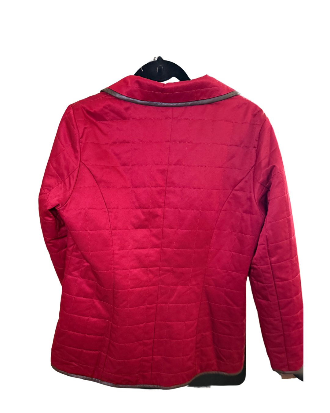 Red Quilted Pendleton Jacket, Size Large