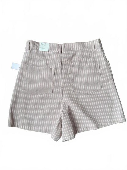 New Vigoss Women's High Rise Striped Casual Shorts, size 32