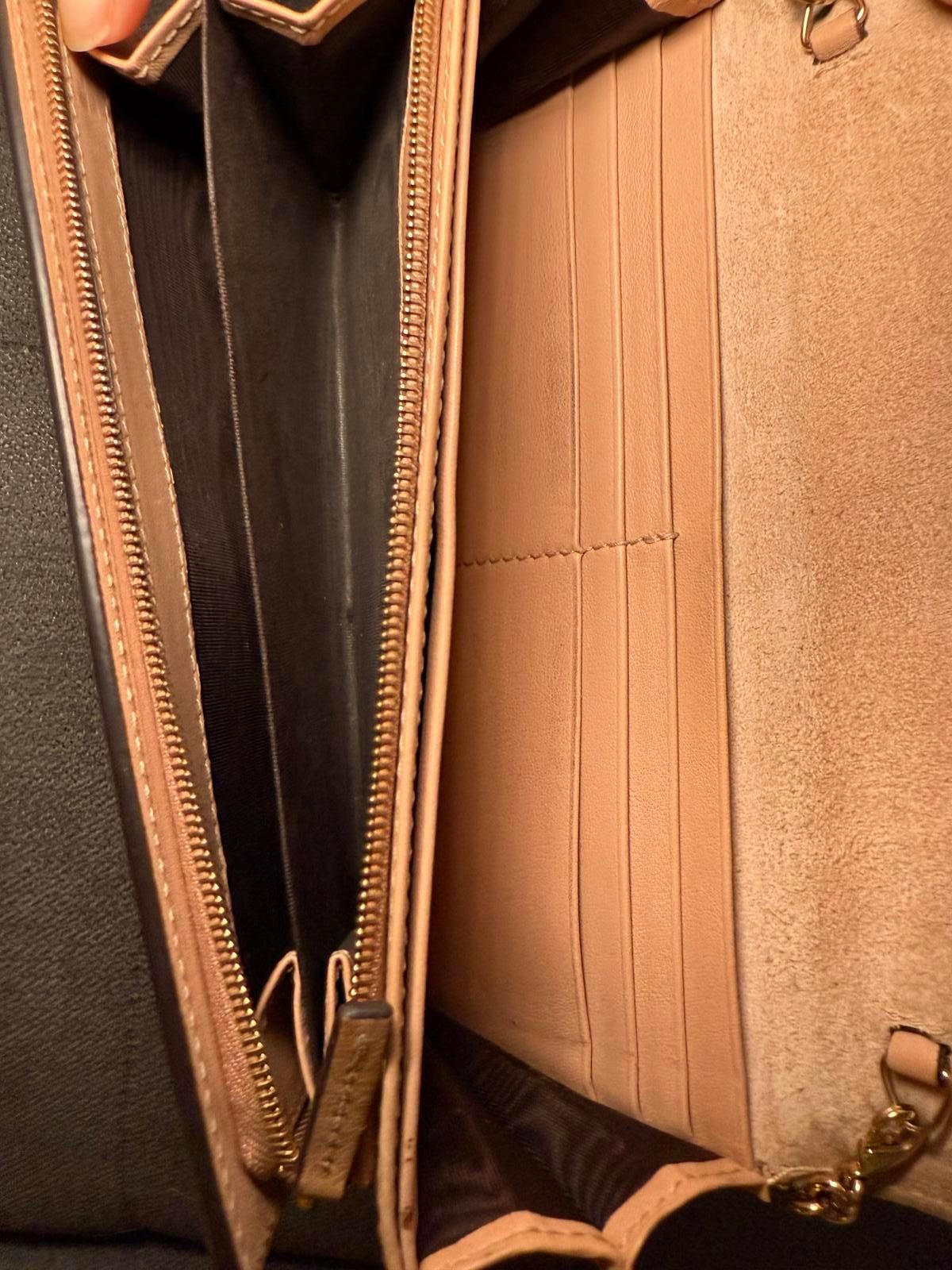 Gucci Mini- Gucciseme Monogram Wallet on Chain Clutch Bag