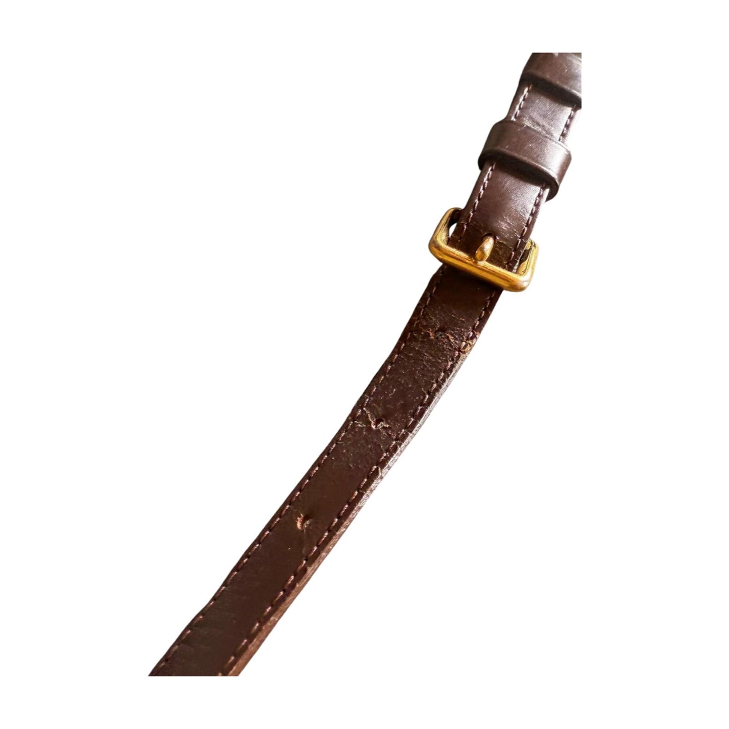 Rare Vintage 1970's Gucci Horsebit Canvas and Leather Shoulder bag