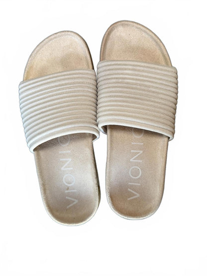 Vionic Evie Knit Slide Sandals, size 7.5