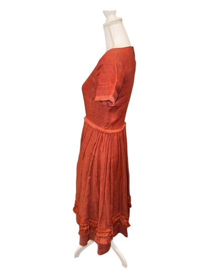 Weekend Max Mara Linen-Blend Maxi Dress, Size 2