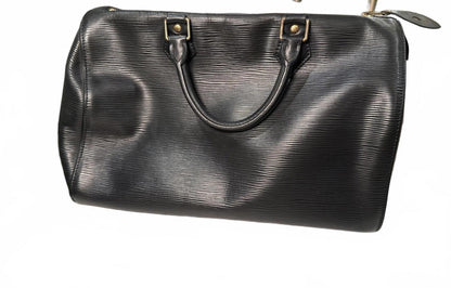 Louis Vuitton Black Epi Leather Speedy 35