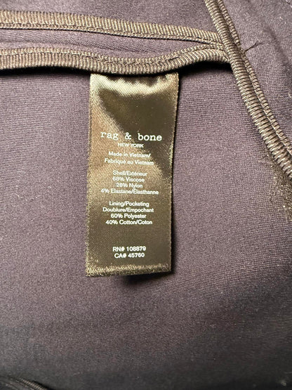 New Rag and Bone Navy Blue Military Style Jacket with Gold Buttons, Small