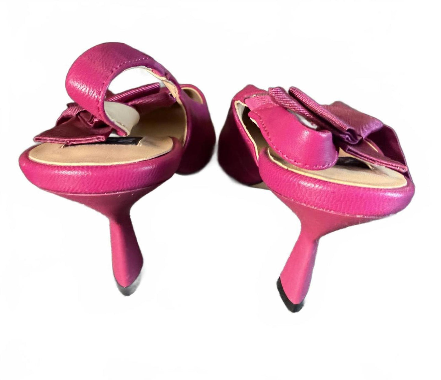 Zac Posen Slingback Heels with Bow Detail, size 6