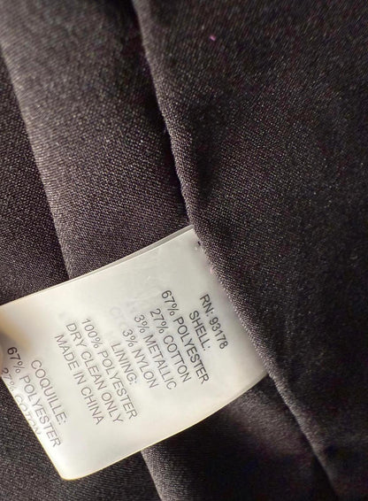 New Elie Tahari Multi-Color Tweed Double-Breasted Blazer, size 14