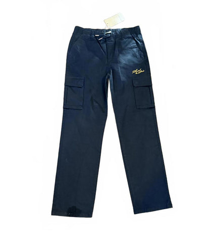 Scotch & Soda Womens Black Cargo Pants with Elastic Waist, Large NWT