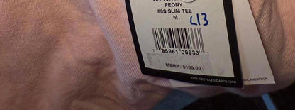 New Re/Done x Hanes Pink Short Sleeve T-Shirt, Medium