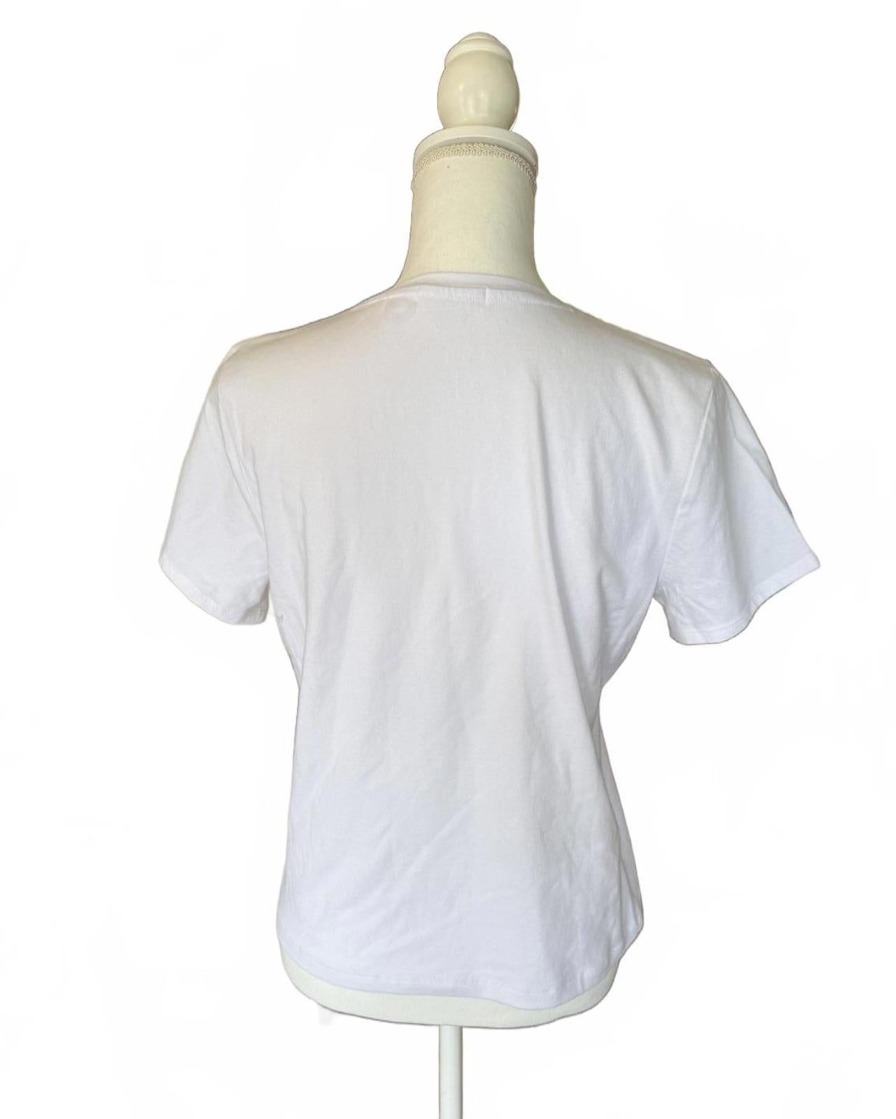New Good American Super Stretch Baby Tee, Size XL