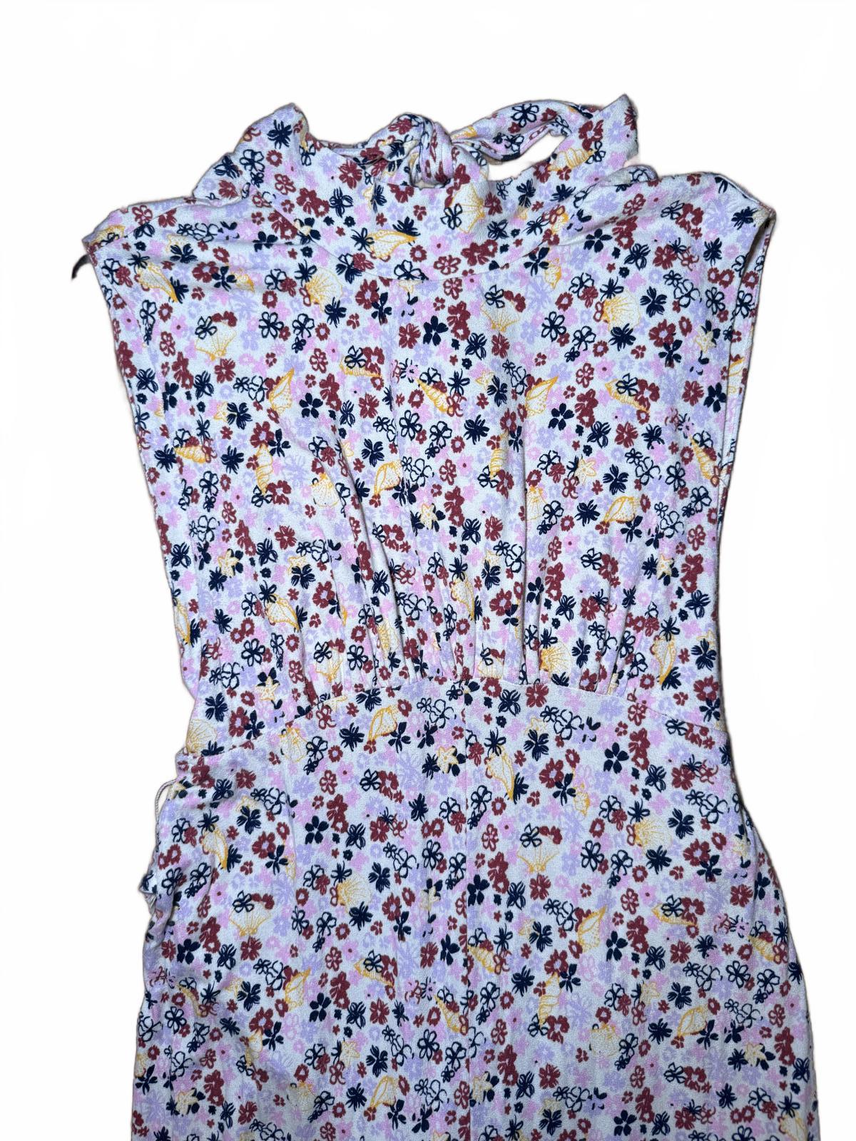 Free People Floral Print Women's Jumpsuit, Medium