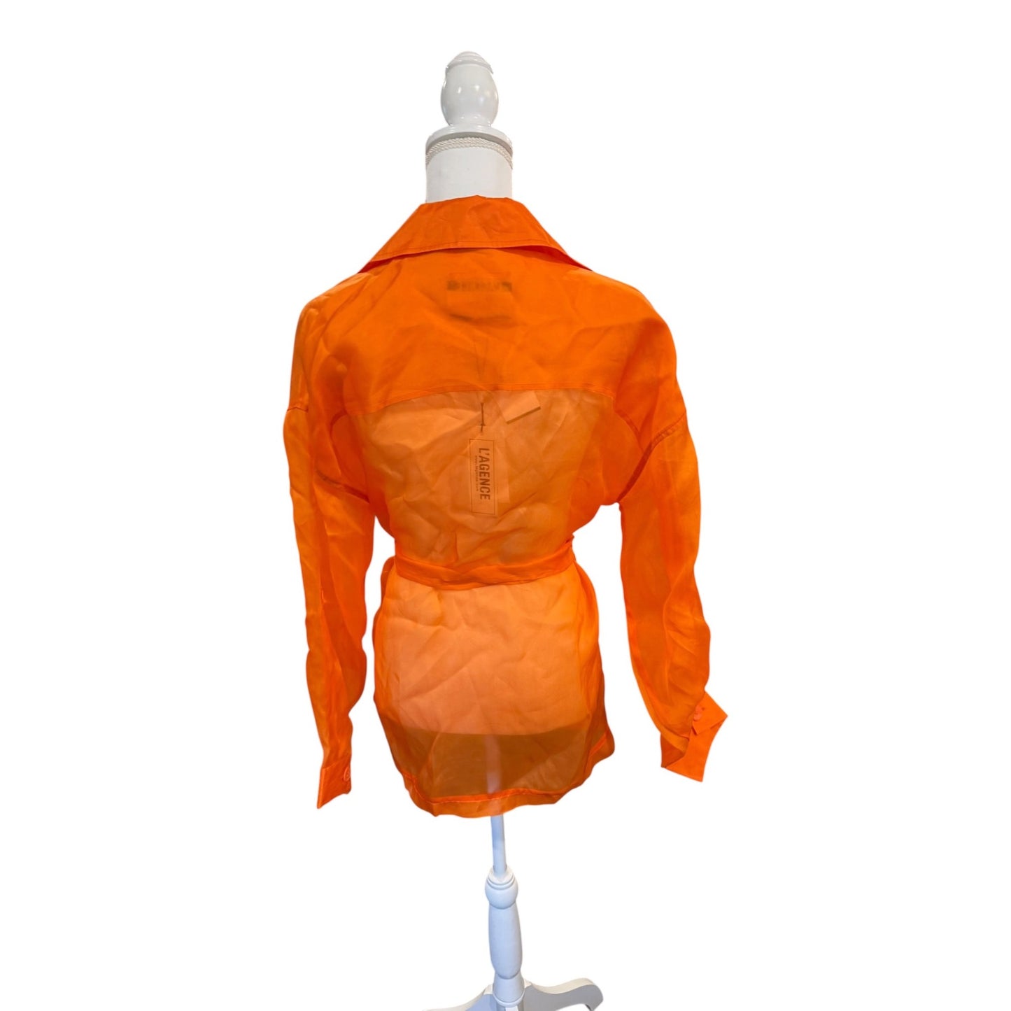 LAgence Colson Sheer Safari Jacket, Size 6 NWT (fits up to L)