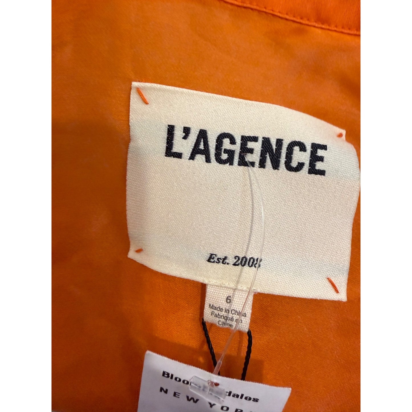 LAgence Colson Sheer Safari Jacket, Size 6 NWT (fits up to L)