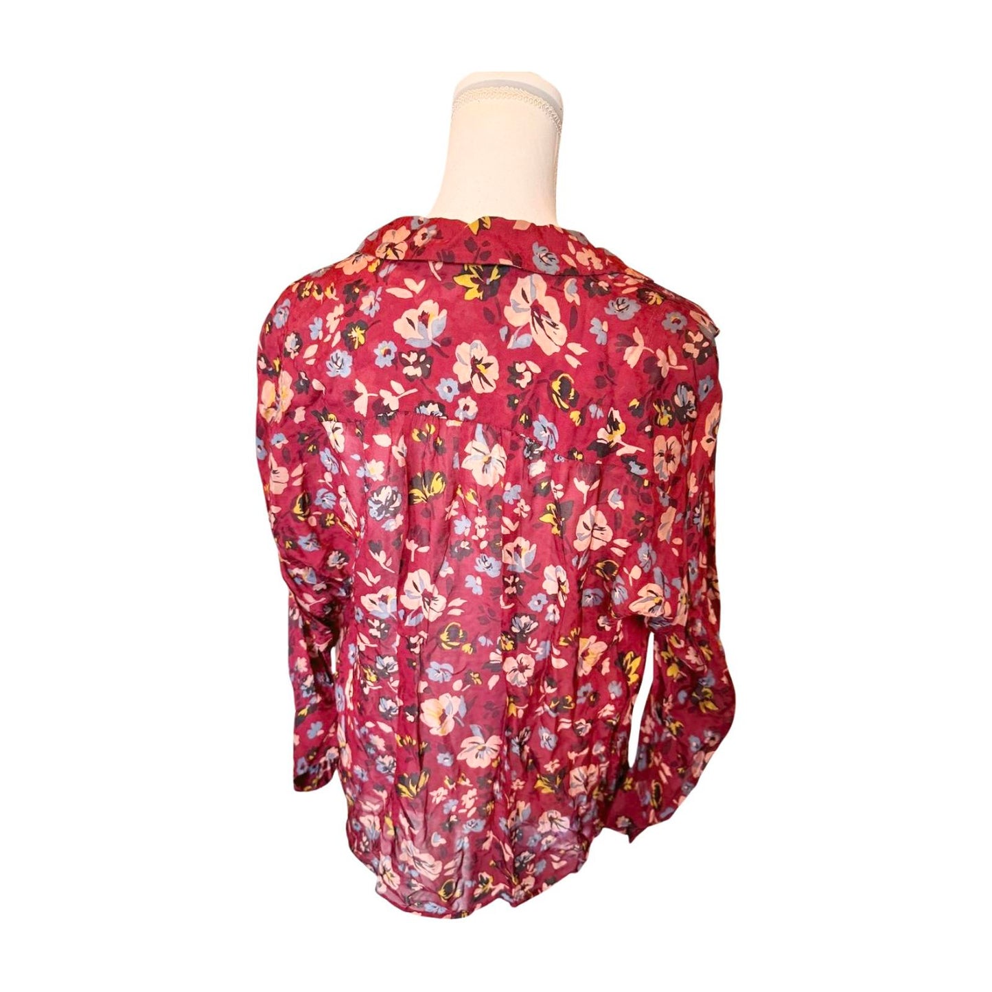 New Gerard Darel Paris Floral Blouse – Size 38 (US s6)