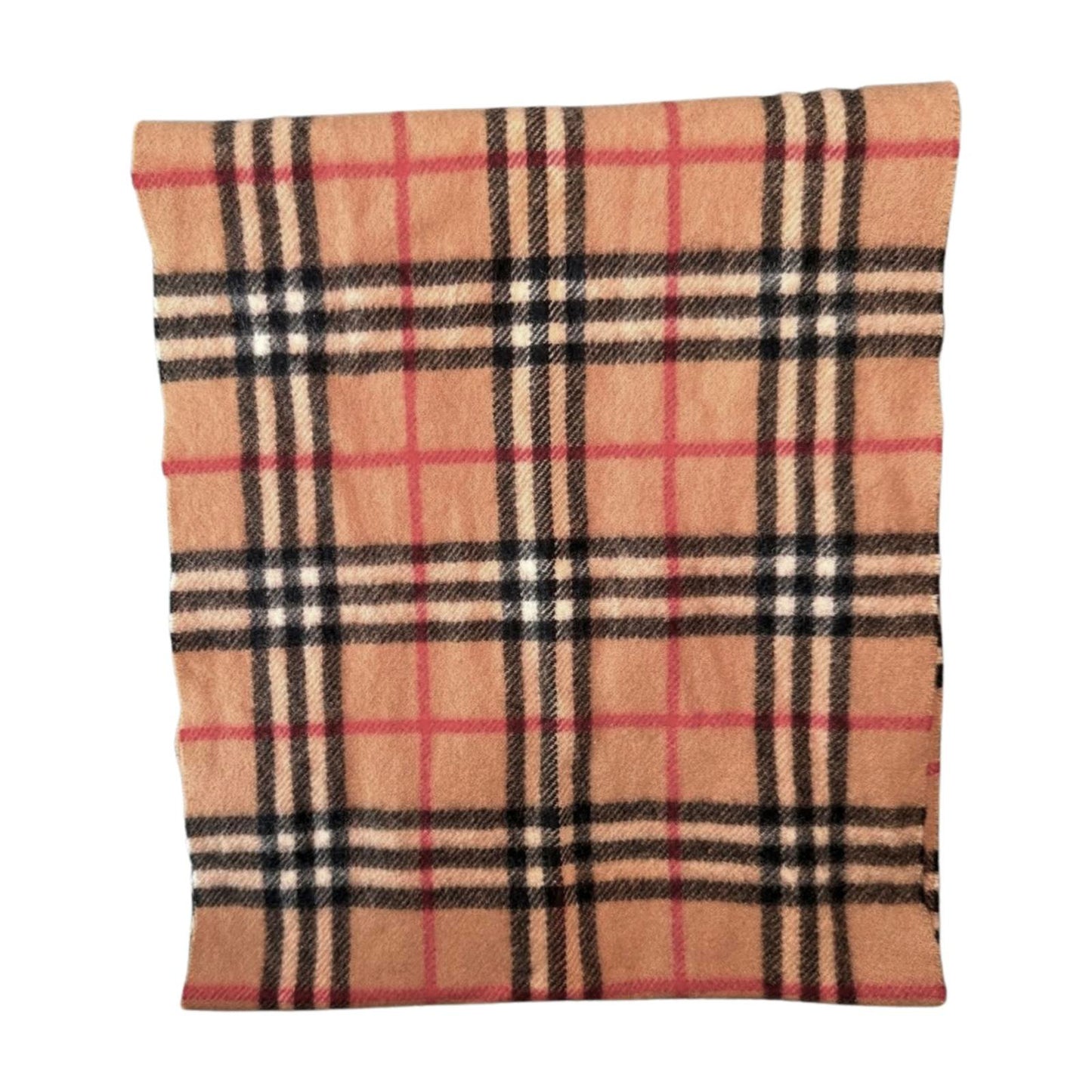 Vintage Burberry Classic Lambswool Novacheck Scarf